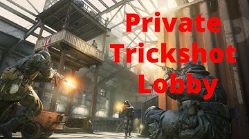 How to set up a private trickshot lobby! (MWR)