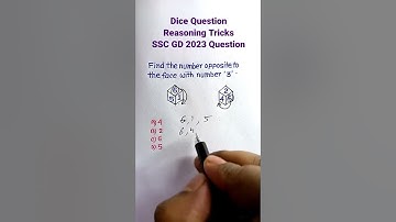 Dice | Dice Reasoning for SSC CGL GD CHSL Exams|