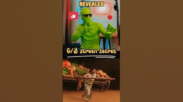 Green screen secrets l Reveal secrets behind the vfx in green screen in Bahubali #shorts #trending