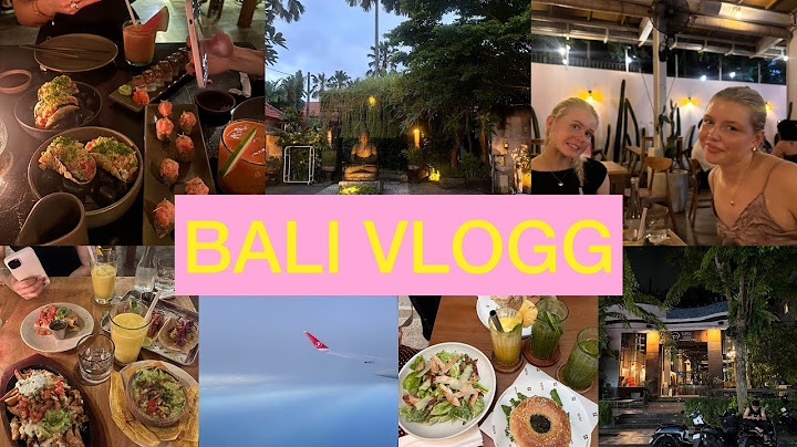 BALI VLOGG | Backpackar Asien del 1
