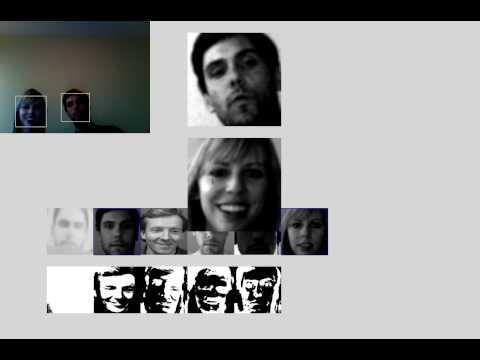 Face Recognition in Open Frameworks, Two Faces