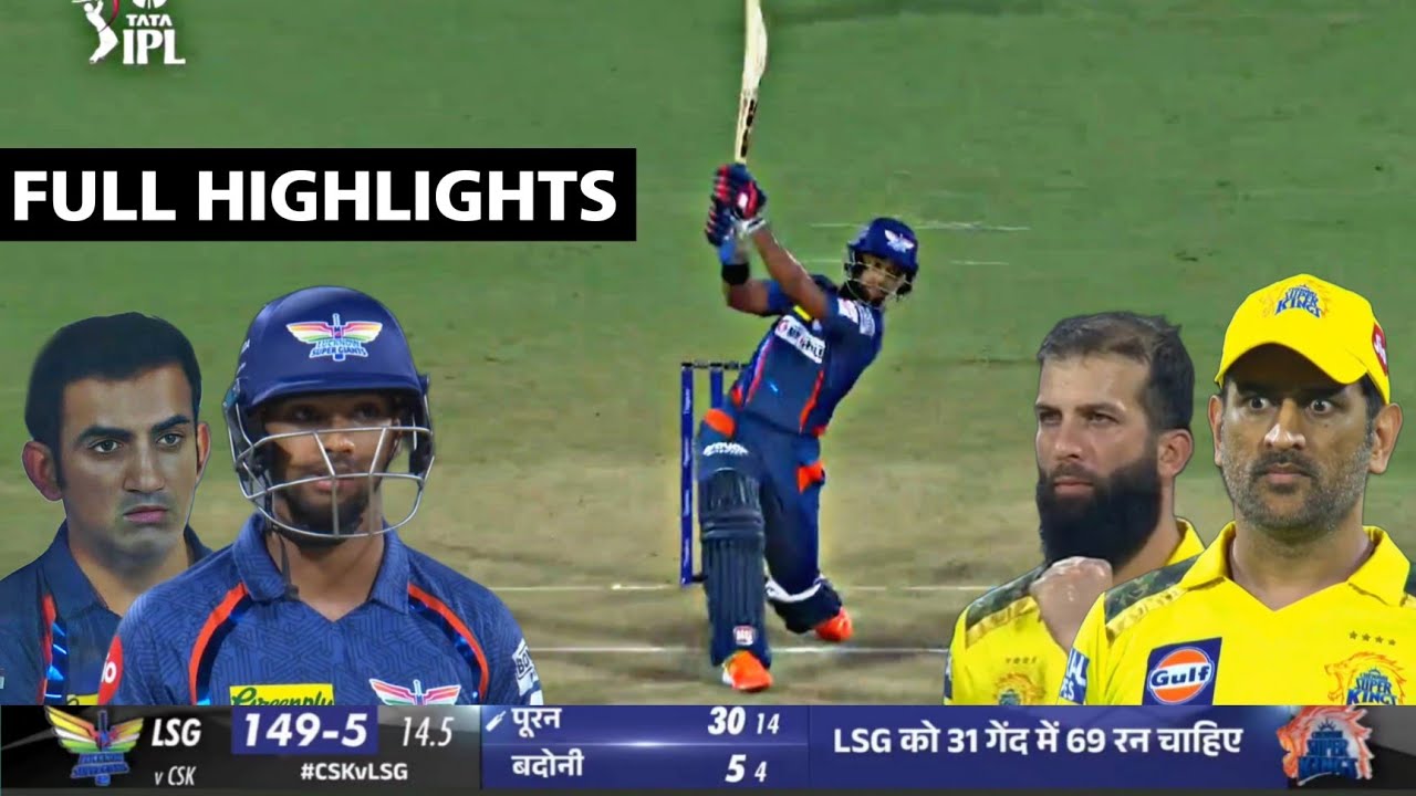 Chennai Super Kings vs Lucknow Super Giants Match Highlights 2023 | CSK vs LSG IPL 2023 6th Match