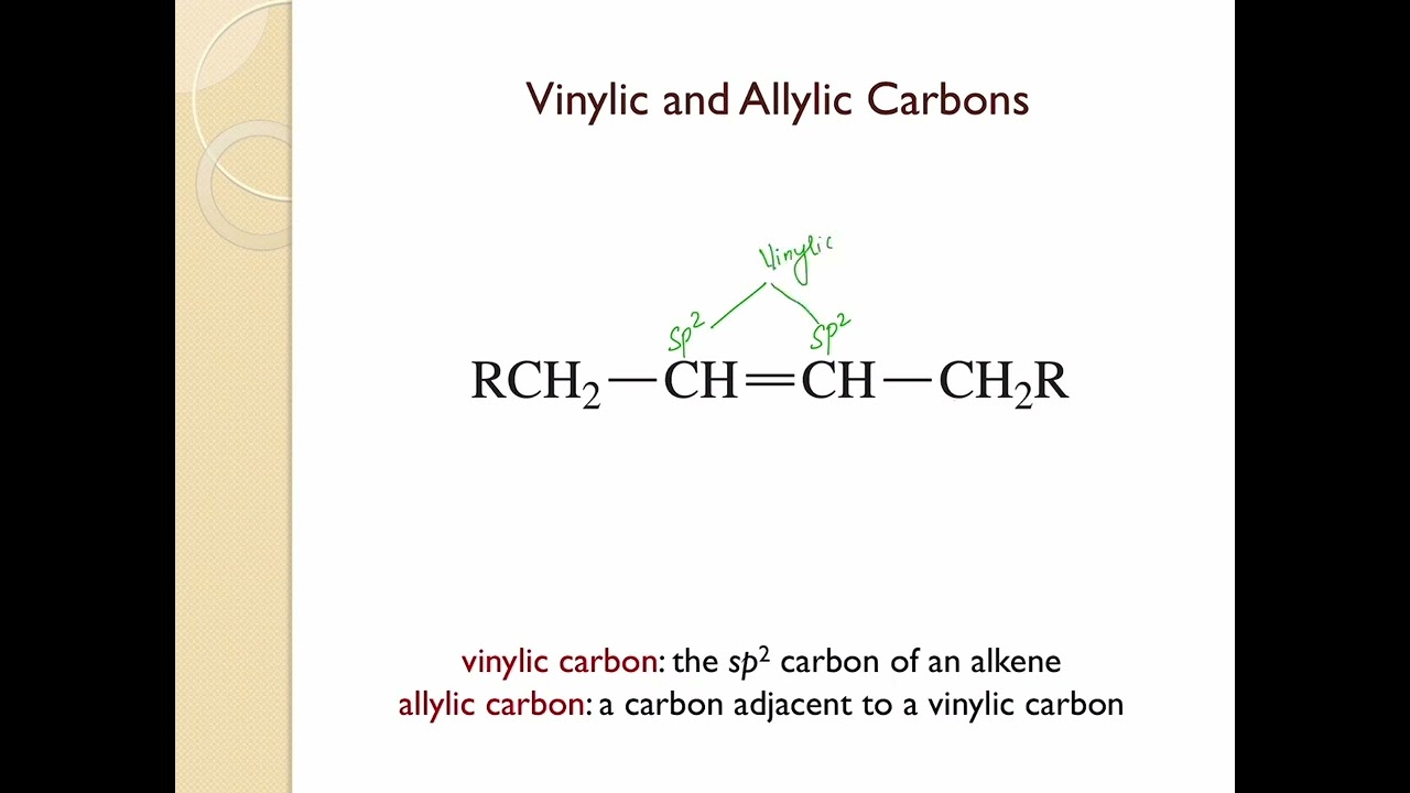 Bi Forventning podning Vinylic and Allylic carbons - YouTube