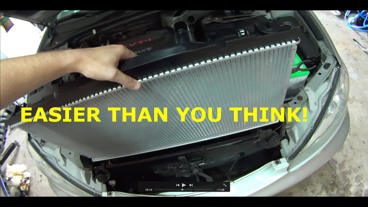 How To Replace Your Car's Radiator. Featuring: 2002 Toyota Camry - YouTube