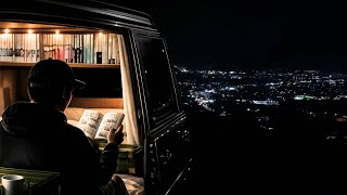 From Empty Van to Manga Hideout in Japan | Quiet Night Vanlife screenshot 4