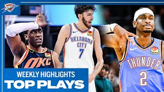 OKC Thunder Top Plays From The Past Week 🔥 | 2023-24 NBA Season