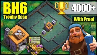 NEW BEST BH6 [Builder Hall 6] 4000+ Trophy Range Base! W/ Replays | Unique Design - Clash Of Clans screenshot 4