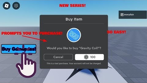 How to Make A Gamepass Button In Roblox Studio