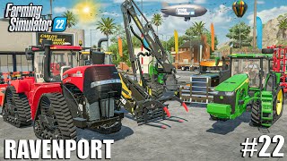 UPGRADING THE FARM with NEW EQUIPMENT | Ravenport #22 | Farming Simulator 22