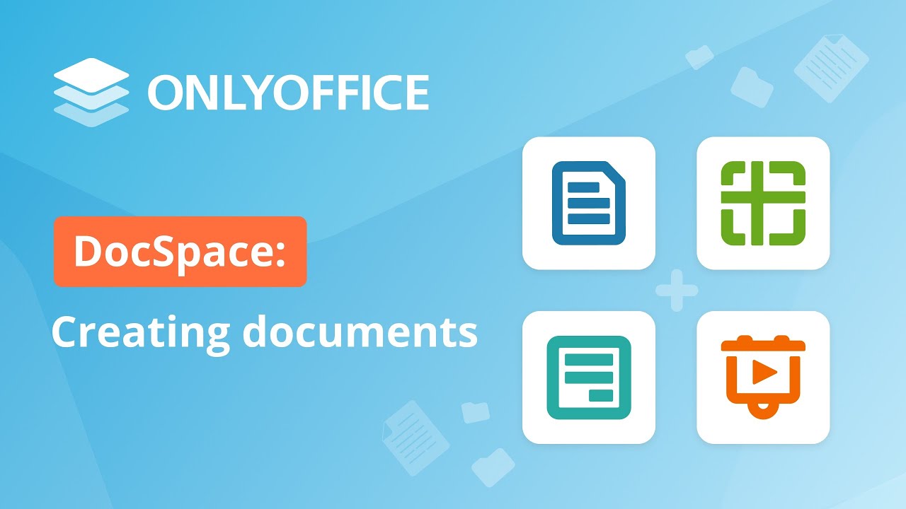 How To Create Or Upload Files In ONLYOFFICE DocSpace YouTube