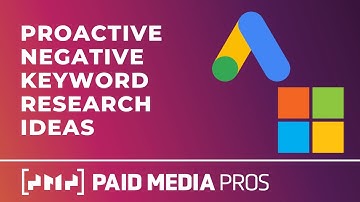 Proactive Negative Keyword Research Ideas