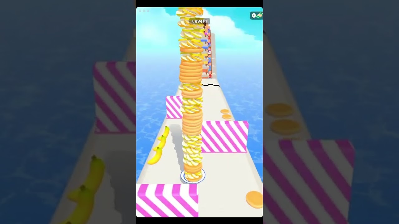 Pancake Run Level 1 🥞 - Gameplay - CaroGamesNL