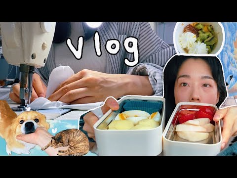 🌱296 Vlog I 학원 3주차 I 도시락 싸기 I 새 포스터랑 치마 I 영화 탈주 I 서울 약속 I 첫 요아정 I 아이크림 I  김갈릭