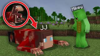 JJ Became a SCARY Bridge Worm in Minecraft !? Maizen screenshot 5