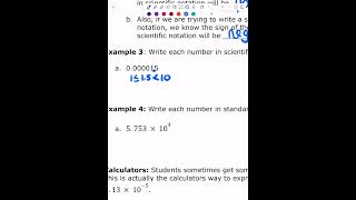 MAT 0250 Unit 1 Section 7 Scientific Notation Lecture