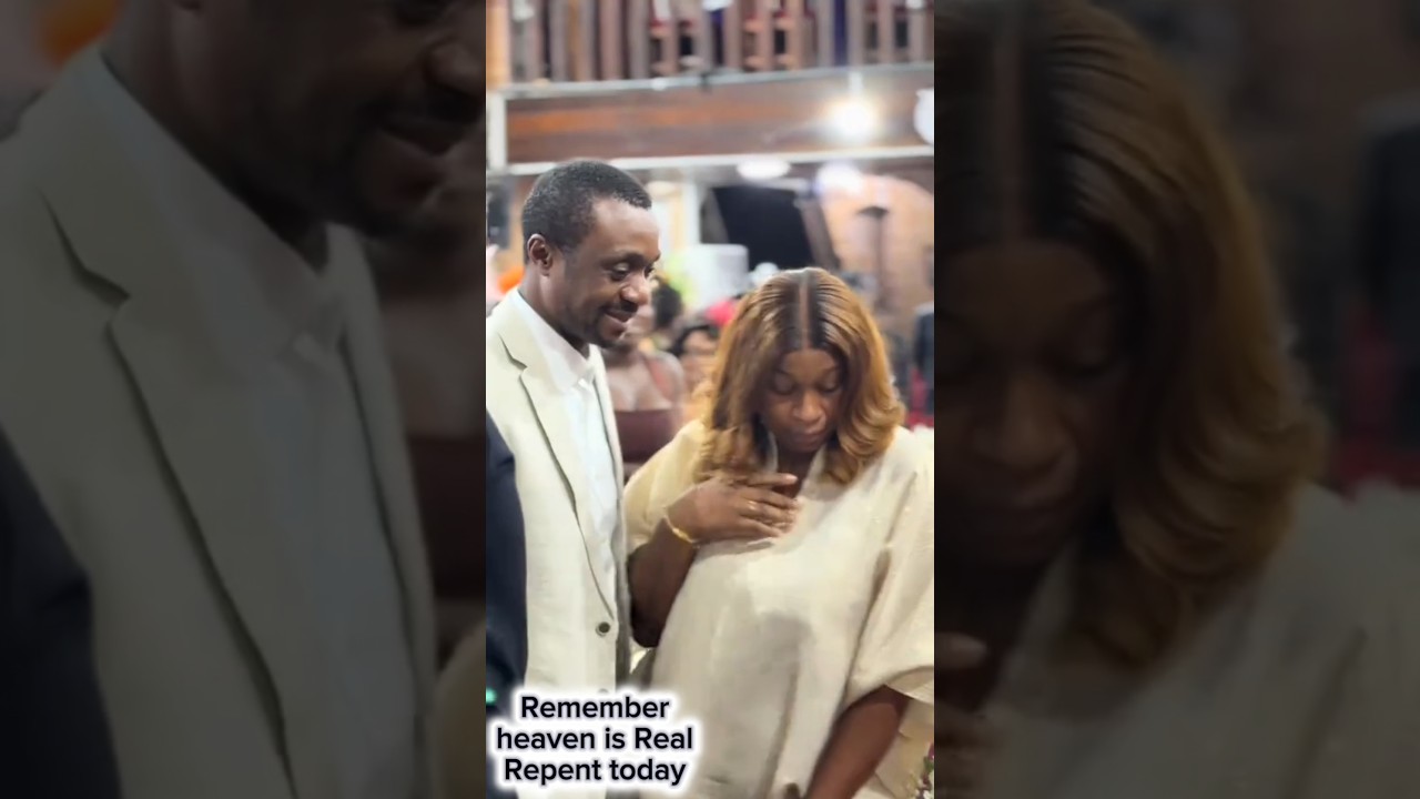 GHANA WEDDING GUEST: Nathaniel Bassey and wife as a wedding guest in GHANA #nathanielbassey