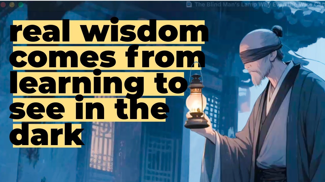 The Blind Man’s Lamp - Why Even the Wise Can’t See Clearly | Gentle Wisdom of Seeing Without Sight