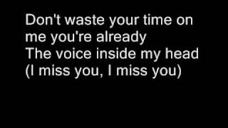 Blink 182-I miss you Lyrics chords