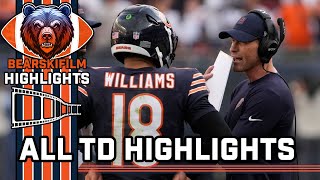Caleb Williams HIGHLIGHTS - All TDs Highlights Through week 9 - Chicago Bears 2025