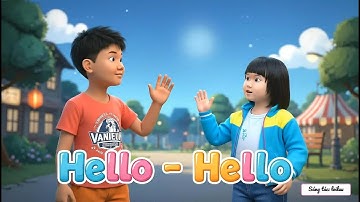 🎶 Hello Song | Bài Hát Tiếng Anh Cho Trẻ Em – Học Từ Vựng Chào Hỏi Cơ Bản | English Song for Kids