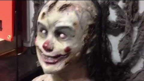 CLOWN RITA SEVERED HEAD - HauntedProps.com