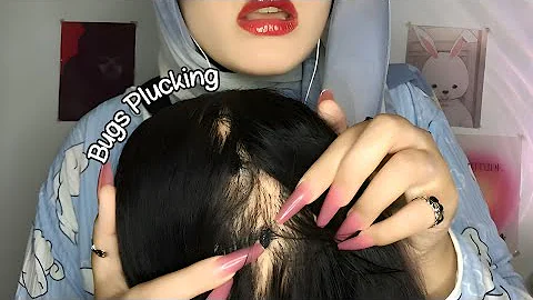 Relaxing ASMR Hair Bug Check & Gentle Plucking Roleplay | Scalp Massage & Hair Inspection Sounds