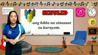 Mga Kasangkapan at Kagamitan sa Pananahi sa Kamay by: Aiza Soriano