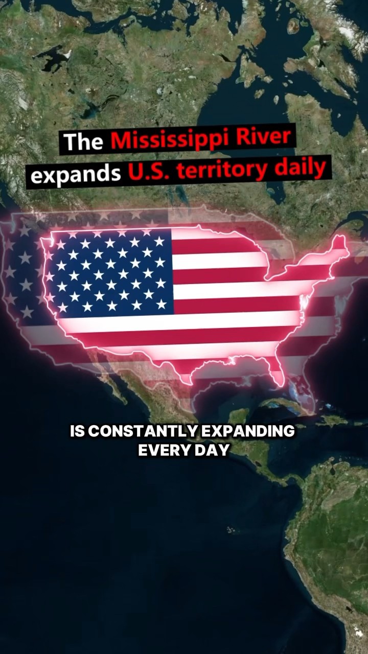 The Mississippi River Is Actually Expanding The Territory Of The United Oardefault