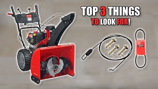 Top 3 Things to Check if your Snowblower Doesn't Throw Snow