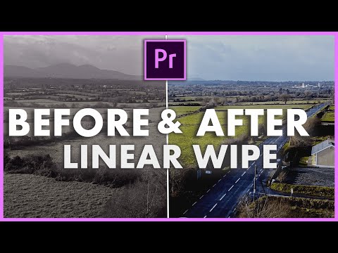 EASY! Before and After Linear Wipe Effect inside Premiere Pro -Adobe Premiere Pro TUTORIAL