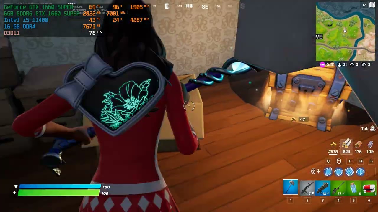 Fortnite - GTX 1660 SUPER i5 11400 - YouTube