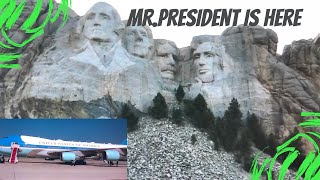 MR.PRESIDENT Is at Mt.Rushmore\/video from deck\/fireworks at Mount Rushmore