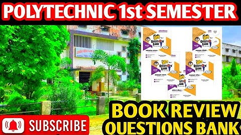 BEST BOOK FOR POLYTECHNIC FIRST SEMESTER❓ || ALL PREVIOUS YEAR QUESTIONS BANK📚||