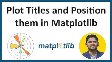 7. How to Plot Titles and Position them in Matplotlib | Python Matplotlib Tutorial | Amit Thinks