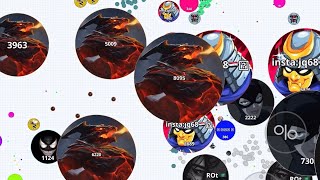 SOLO VS BOTTERS (PART 1) 🐉 (AGAR.IO MOBILE)