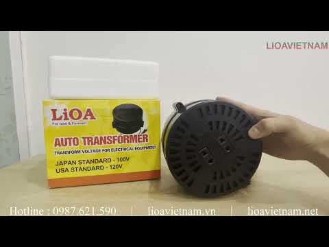 Video [HOT] Biến Áp Tự Ngẫu LiOA 2000VA DN020 1 Pha - Bộ Đổi... - youtube