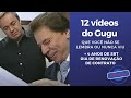 Cenas de camarim: ao lado de Silvio Santos, Gugu renova seu contrato com o SBT