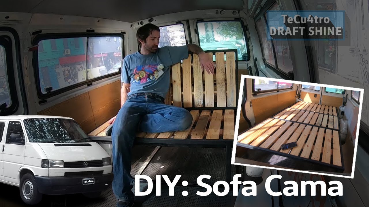 Sillon Sofa Cama Transporter t4 - YouTube