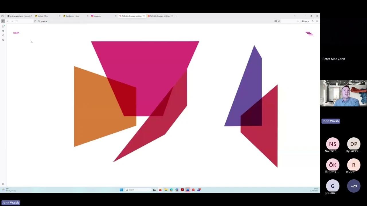 Вебинар по созданию портфолио для Школы искусства и дизайна Дублинского технологического универси...