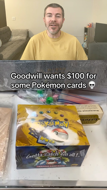 They Found $18,000 Pokemon Card Box at Goodwill