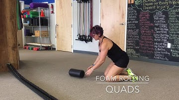 How To Foam Roll Quads (SMR Technique) Self Myofascial Release