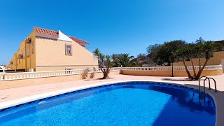 129,950€ Villamartin south facing 2 bed townhouse in small gated community with pool