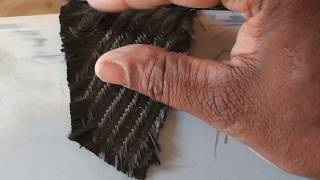 How to stitch dry carbon without using prepreg