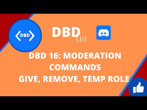 Moderation Commands - Give, Remove, Temp role [#16]