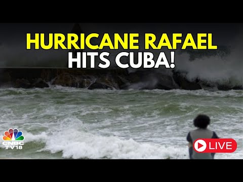 Hurricane Rafael Batters Cuba LIVE | Hurricane Rafael Knocks Out Cuba's Infrastructure | N18G