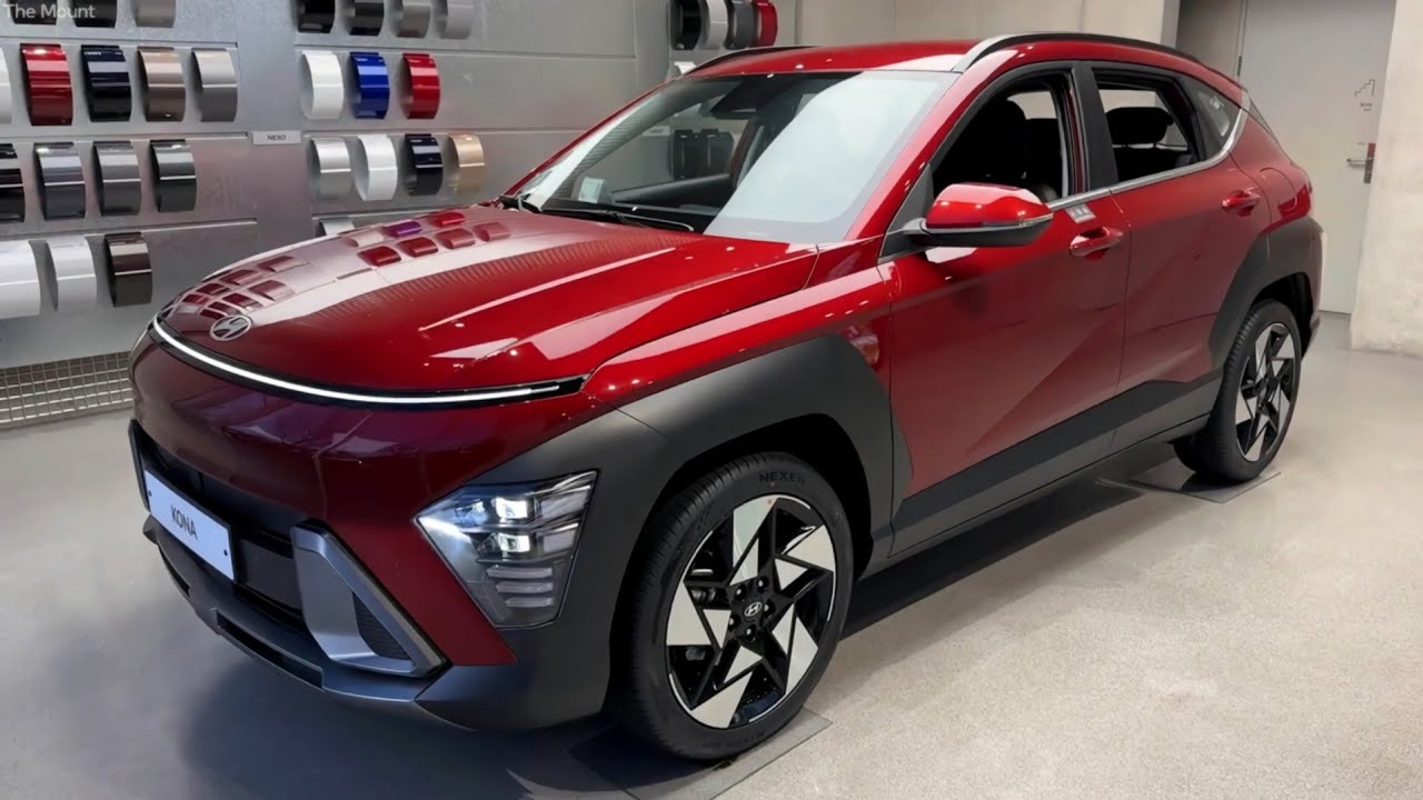 2024 Hyundai Kona NLine Interior And Exterior Red Metallic Fisrt Look YouTube