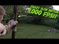 Insane archery slow motion shot w homemade long bow  bowmar bowhunting 