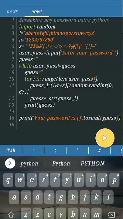 Cracking🔐🔓 password using python - YouTube