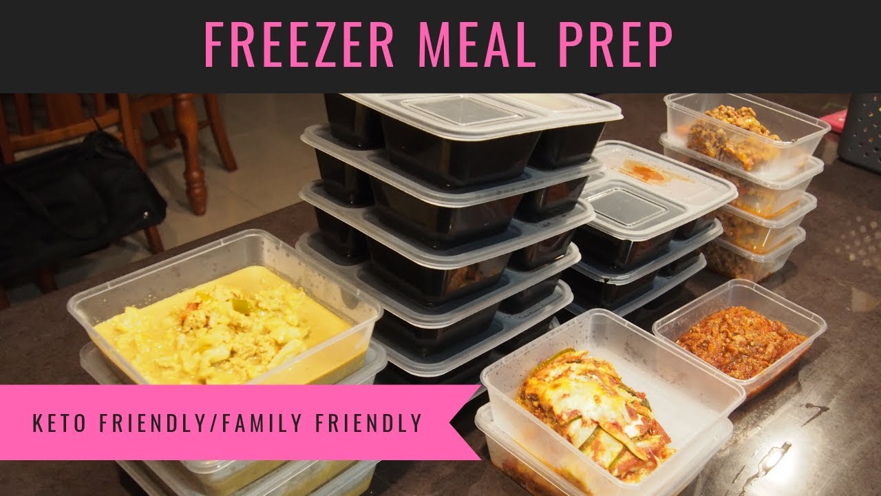 Keto Freezer Meal Prep 4 receipes 20 Meals Family Friendly YouTube