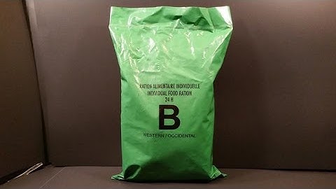 2015 UN Individual Food Ration MRE Review Western United Nations Combat Meal Ready To Eat Tasting
